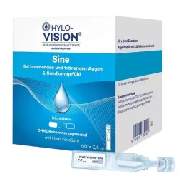 HYLO-VISION pipete z enim odmerkom, 60X0,4 ml