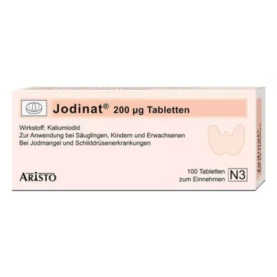 JODINAT 200 μg tablete, 100 kosov JODINAT 200 μg tablete, 100 kosov