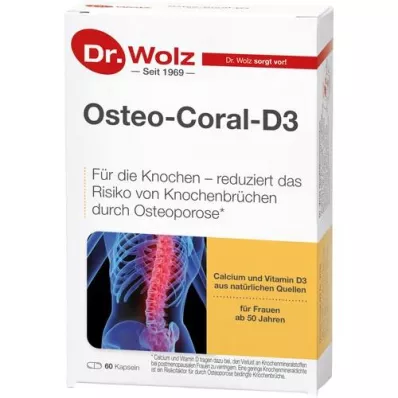 OSTEO CORAL D3 Dr.Wolz Kapsule, 60 kapsul