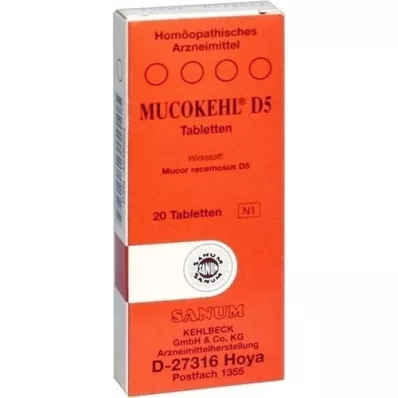 MUCOKEHL Tablete D 5, 20 kosov