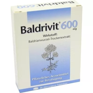 BALDRIVIT 600 mg obložene tablete, 20 kosov
