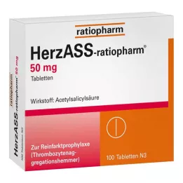 HERZASS-ratiopharm 50 mg tablete, 100 kosov