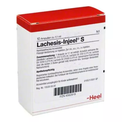 Lachesis Injeel S ampule, 10 kos