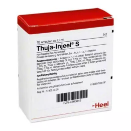 THUJA INJEEL S Ampule, 10 kosov