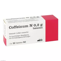 COFFEINUM N 0,2 g tablete, 50 kosov