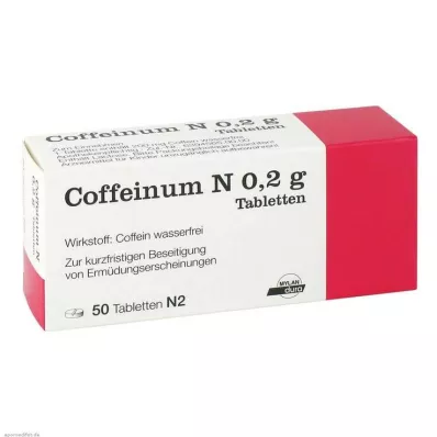 COFFEINUM N 0,2 g tablete, 50 kosov COFFEINUM N 0,2 g tablete, 50 kosov
