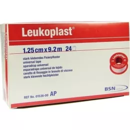 LEUKOPLAST 1,25 cmx9,2 m, 24 kosov