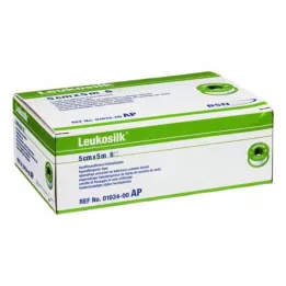 LEUKOSILK 5 cmx5 m, 6 kosov