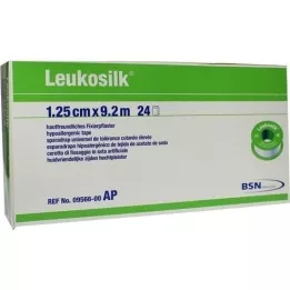 LEUKOSILK 1,25 cmx9,2 m, 24 kosov