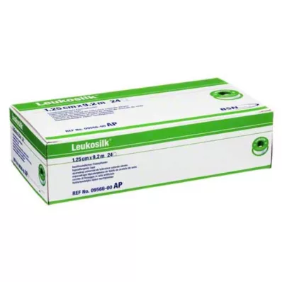 LEUKOSILK 1,25 cmx9,2 m, 24 kosov LEUKOSILK 1,25 cmx9,2 m, 24 kosov
