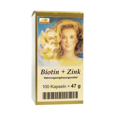 BIOTIN PLUS Cinkove kapsule za lase, 100 kosov BIOTIN PLUS Cinkove kapsule za lase, 100 kosov