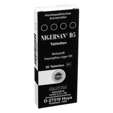 NIGERSAN D 5 tablet, 20 kosov