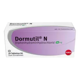 DORMUTIL Tablete N, 20 kosov
