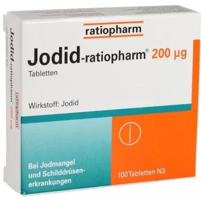 JODID-ratiopharm 200 μg tablete, 100 kosov