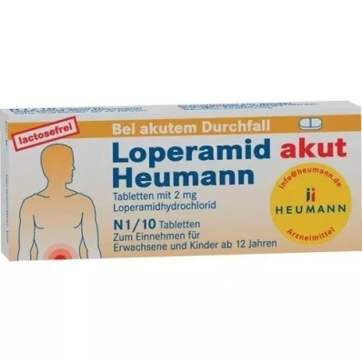 LOPERAMID akutne tablete Heumann, 10 kosov