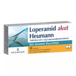 LOPERAMID akutne tablete Heumann, 10 kosov