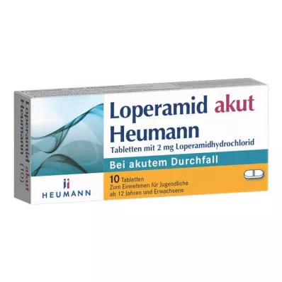 LOPERAMID akutne tablete Heumann, 10 kosov LOPERAMID akutne tablete Heumann, 10 kosov