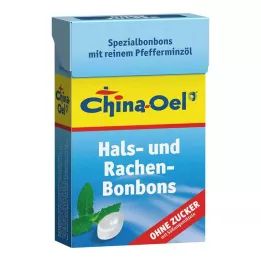 CHINA ÖL Pastilke za grlo in kašelj brez sladkorja, 40 g