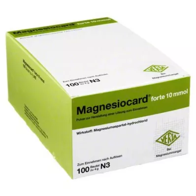 MAGNESIOCARD forte 10 mmol Plv.z.Her.e.Lsg.z.Einn., 100 kosov MAGNESIOCARD forte 10 mmol Plv.z.Her.e.Lsg.z.Einn., 100 kosov