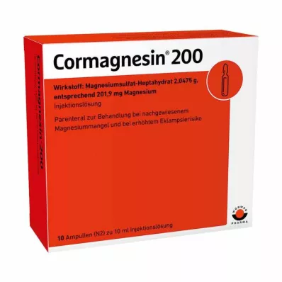 CORMAGNESIN 200 ampul, 10X10 ml