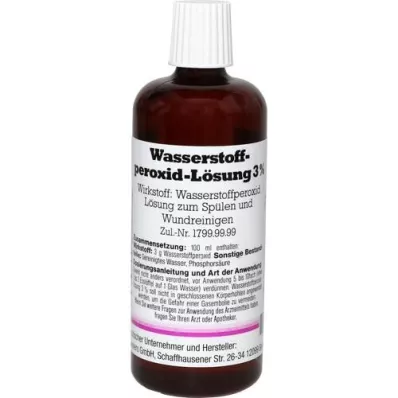 WASSERSTOFFPEROXID 3-odstotna raztopina, 100 ml