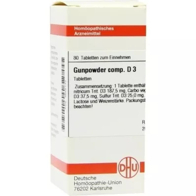 GUNPOWDER comp.D 3 tablete, 80 kosov