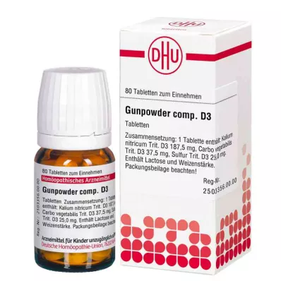 GUNPOWDER comp.D 3 tablete, 80 kosov
