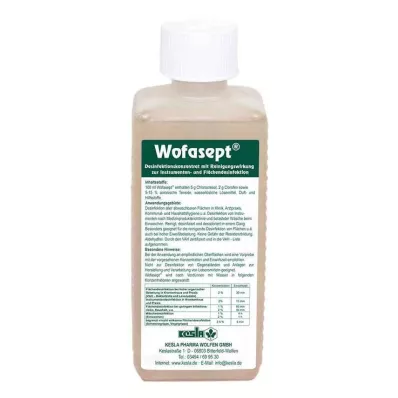 WOFASEPT Razkužilo za instrumente in površine, 250 ml