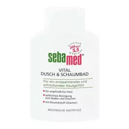 SEBAMED Vital tuš + pena za kopel, 200 ml