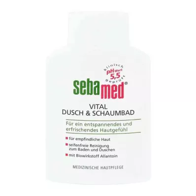 SEBAMED Vital tuš + pena za kopel, 200 ml