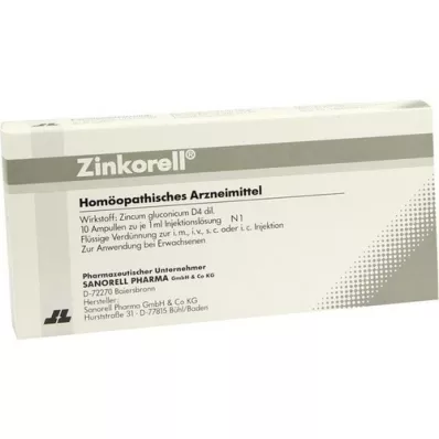 ZINKORELL Ampule, 10X1 ml