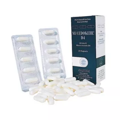 MUCEDOKEHL D 4 kapsule, 20 kosov MUCEDOKEHL D 4 kapsule, 20 kosov