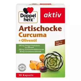DOPPELHERZ Artičoka + oljčno olje + kurkuma, 30 kapsul