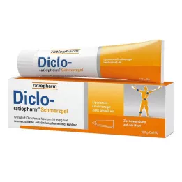 DICLO-RATIOPHARM Gel proti bolečinam, 100 g