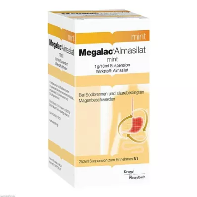 Megalac Almasilat suspenzija meta, 250 ml Megalac Almasilat suspenzija meta, 250 ml