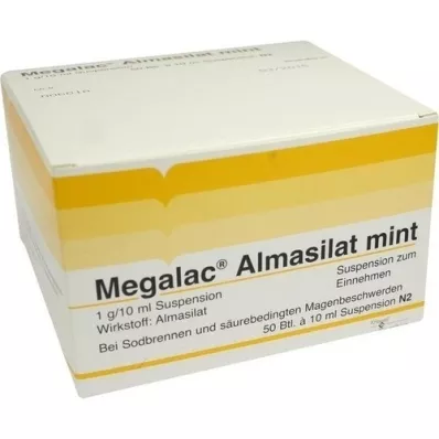 MEGALAC Almasilat meta suspenzija, 50X10 ml