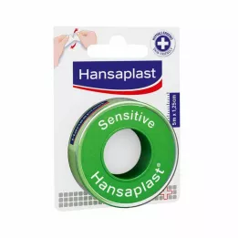 HANSAPLAST Občutljiv fiksacijski omet 1,25 cmx5 m, 1 kos