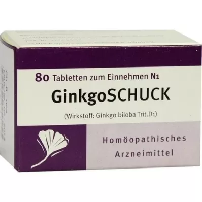 GINKGOSCHUCK Tablete, 80 kosov