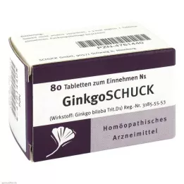 GINKGOSCHUCK Tablete, 80 kosov