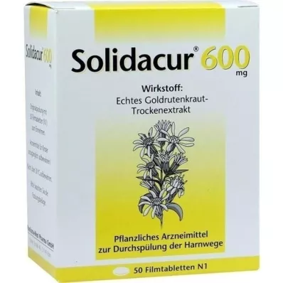 SOLIDACUR 600 mg filmsko obložene tablete, 50 kosov