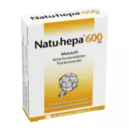NATU HEPA 600 mg obložene tablete, 20 kosov
