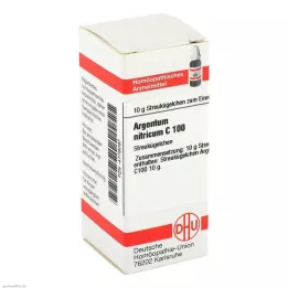 ARGENTUM NITRICUM C 100 kroglic, 10 g