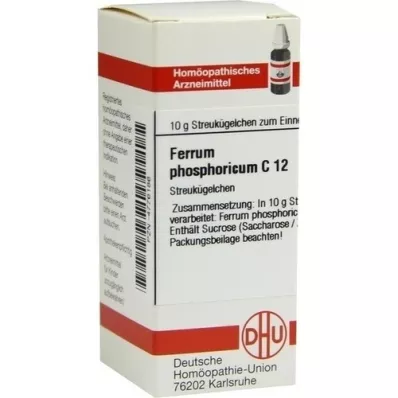 FERRUM PHOSPHORICUM C 12 kroglic, 10 g