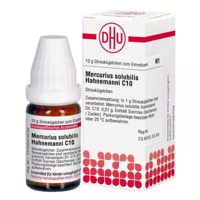 MERCURIUS SOLUBILIS Hahnemanni C 10 globul, 10 g