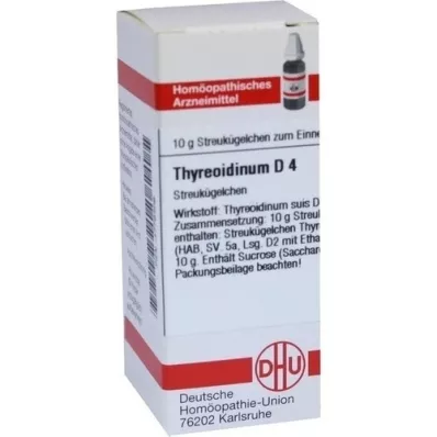 THYREOIDINUM D 4 globule, 10 g