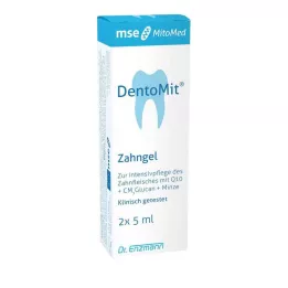 DENTOMIT Gel za zobe, 2X5 ml