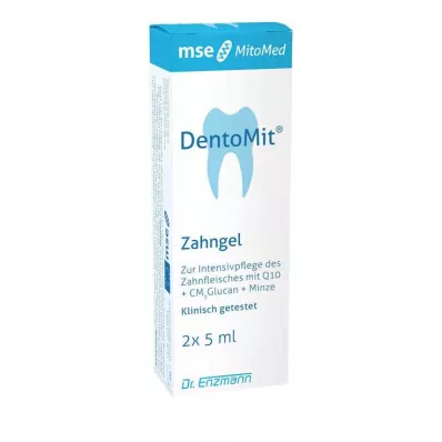 DENTOMIT Gel za zobe, 2X5 ml