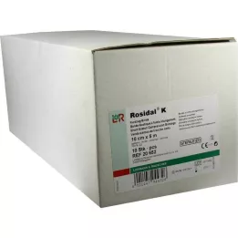 ROSIDAL Bandaža K 10 cmx5 m, sterilna, enojno pakirana, 10 kosov
