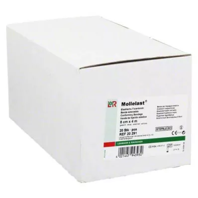 Mollelast 8cmx4m sterilno posamično pakirano, 20 kos Mollelast 8cmx4m sterilno posamično pakirano, 20 kos