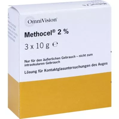 METHOCEL 2% kapljice za oči, 3X10 g